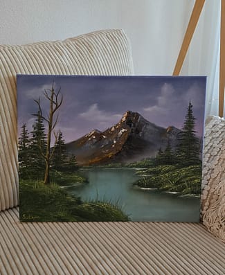 Twilight over the valley